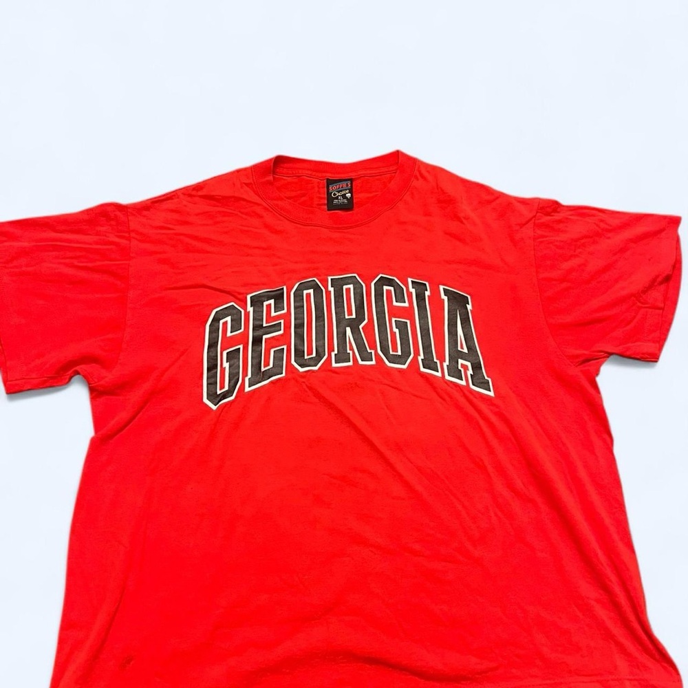 Soffe Red Georgia Men's Short Sleeve Tee